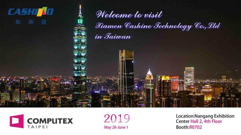 Cashino vai participar da Computex Taipei 2019