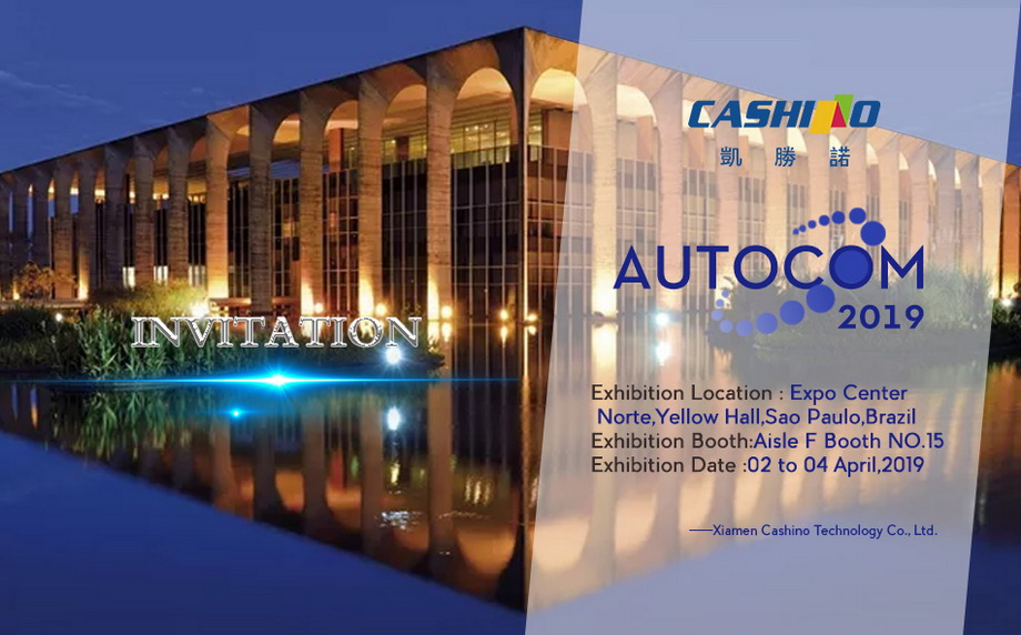 Cashino Convida-o a visitar o AUTOCOM 2019 no Brasil